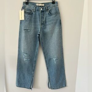 NWT GRLFRND Liya Jeans Low-rise Boyfriend Jean-oversized 24/25 fit
